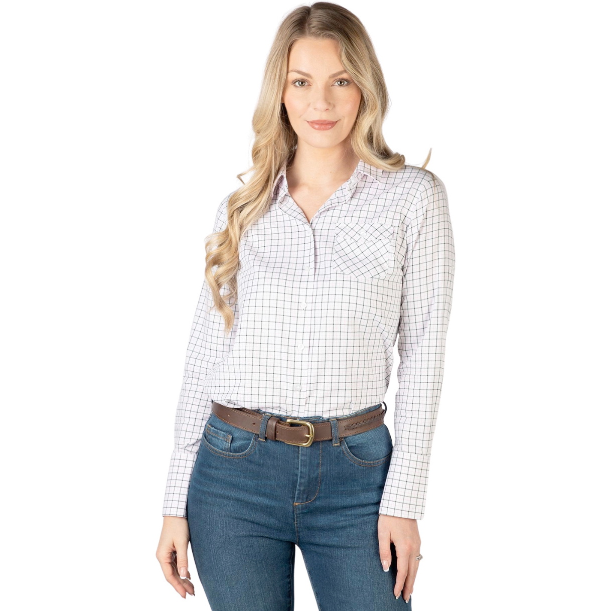 2025 Rydale Womens Hannah Country Shirt 407075 - Ellie Olive